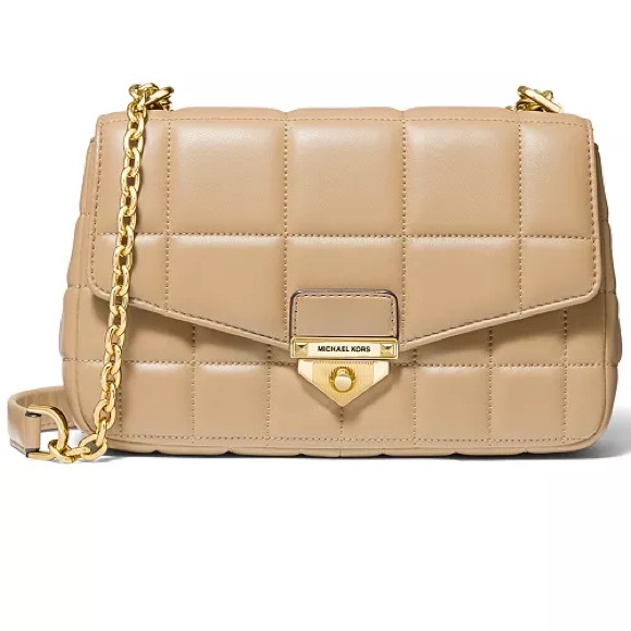 Michael Kors SoHo Large Quilted Leather Shoulder Bag - Picture 1 of 15